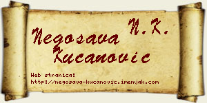 Negosava Kucanović vizit kartica